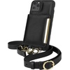 image:imageSmartish iPhone 12 Mini Crossbody Case for Women  Dancing Queen PurseClutch with Detachable Strap amp Card Holder  Ros All DayStiletto BlackGold