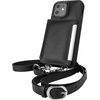 image:imageSmartish iPhone 12 Mini Crossbody Case for Women  Dancing Queen PurseClutch with Detachable Strap amp Card Holder  Ros All DayStiletto BlackSilver