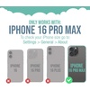 image:imageSmartish iPhone 16 Pro Max MagSafe Case  2Pack Screen Protectors Bundle  Gripmunk Slim amp Thin Grip Cover with Microfiber Lining for Apple iPhone 16 Pro Max