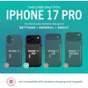 image:imageSmartish iPhone 17 Pro Wallet Case  Screen Protector Bundle  Wallet Slayer Vol 1 Tuff Sheet 2Pack Tempered Glass Screen Covers  Extra Strength 9H Glass for Apple iPhone 17 Pro  Cherry Blossom