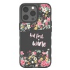 image:imageSmartish  But First Wine  iPhone 13 Pro Max Wallet Case  Wallet Slayer Vol 1 Slim  Protective Credit Card Holder  Fits iPhone 13 Pro MaxGripmunk