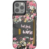 image:imageSmartish  But First Wine  iPhone 13 Pro Max Wallet Case  Wallet Slayer Vol 1 Slim  Protective Credit Card Holder  Fits iPhone 13 Pro MaxWallet Slayer Vol 1