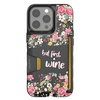 image:imageSmartish  But First Wine  iPhone 13 Pro Max Wallet Case  Wallet Slayer Vol 1 Slim  Protective Credit Card Holder  Fits iPhone 13 Pro MaxWallet Slayer Vol 1