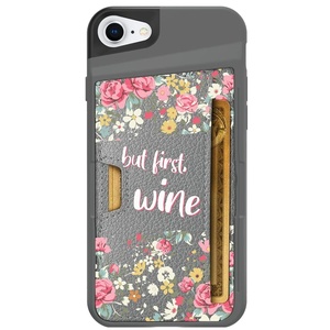 image:imageSmartish  But First Wine  iPhone 13 Pro Max Wallet Case  Wallet Slayer Vol 1 Slim  Protective Credit Card Holder  Fits iPhone 13 Pro MaxWallet Slayer Vol 2