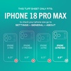 image:imageSmartish iPhone 18 Pro Privacy Screen Protector Tuff Sheet 2 PackPrivacy Screen Protector  Lens Covers