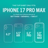 image:imageSmartish iPhone 18 Pro Privacy Screen Protector Tuff Sheet 2 PackScreen Protectors  Lens Covers