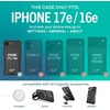 image:imageSmartish iPhone 18 Pro17 Pro Case MagSafe Gripzilla Grip Cover Kale CrewClearly Black
