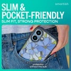 image:imageSmartish iPhone 18 Pro17 Pro Clear Case MagSafe Gripmunk CheckerBlue Blossoms MagSafe