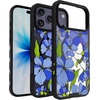 image:imageSmartish iPhone 18 Pro17 Pro Clear Case MagSafe Gripmunk CheckerBlue Blossoms MagSafe