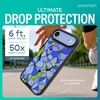 image:imageSmartish iPhone 18 Pro17 Pro Clear Case MagSafe Gripmunk CheckerBlue Blossoms MagSafe