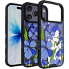 image:imageSmartish iPhone 18 Pro17 Pro Clear Case MagSafe Gripmunk CheckerBlue Blossoms MagSafe