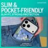 image:imageSmartish iPhone 18 Pro17 Pro Clear Case MagSafe Gripmunk CheckerBlue Blossoms MagSafe