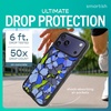 image:imageSmartish iPhone 18 Pro17 Pro Clear Case MagSafe Gripmunk CheckerBlue Blossoms MagSafe