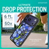 image:imageSmartish iPhone 18 Pro17 Pro Clear Case MagSafe Gripmunk CheckerBlue Blossoms MagSafe