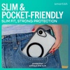 image:imageSmartish iPhone 18 Pro17 Pro Clear Case MagSafe Gripmunk CheckerClearly Black MagSafe