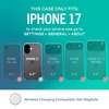 image:imageSmartish iPhone 18 Pro17 Pro Clear Case MagSafe Gripmunk CheckerClearly Clear