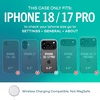 image:imageSmartish iPhone 18 Pro17 Pro Clear Case MagSafe Gripmunk CheckerClearly Clear