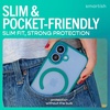 image:imageSmartish iPhone 18 Pro17 Pro Clear Case MagSafe Gripmunk CheckerClearly Green MagSafe