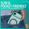 image:imageSmartish iPhone 18 Pro17 Pro Clear Case MagSafe Gripmunk CheckerClearly Green MagSafe