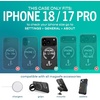 image:imageSmartish iPhone 18 Pro17 Pro Clear Case MagSafe Gripmunk CheckerMore Prints MagSafe