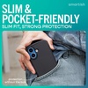 image:imageSmartish iPhone 18 Pro17 Pro MagSafe Case Gripmunk Slim Grip Liquid SkyBlack Tie Affair