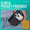 image:imageSmartish iPhone 18 Pro17 Pro Wallet Case Wallet Slayer Vol 1 Liquid SkyBlack Tie Affair