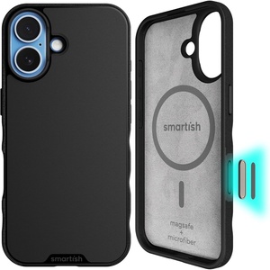 image:imageSmartish iPhone 18 Pro17 Pro MagSafe Case Gripmunk Slim Grip Liquid SkyBlack w Camera Control