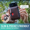 image:imageSmartish iPhone 17 Pro Max Wallet Case  Screen Protector Bundle  Wallet Slayer Vol 1 Tuff Sheet 2Pack Tempered Glass Screen Covers  Extra Strength 9H Glass for Apple iPhone 17 Pro Max  Wood