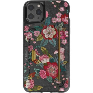 image:imageSmartish  Vintage Floral  iPhone 11 Pro Max Wallet Case  Wallet Slayer Vol 2 Slim  Protective Kickstand Credit Card Holder  Fits iPhone 11 Pro Max