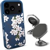 image:imageSmartish iPhone 17 Pro MagSafe Case  Magnetic Car Mount Bundle  Gripmunk  Mountaineer Car Mount Stick on Adhesive Phone Holder  Extra Strength Magnet Very Cherry Blossom